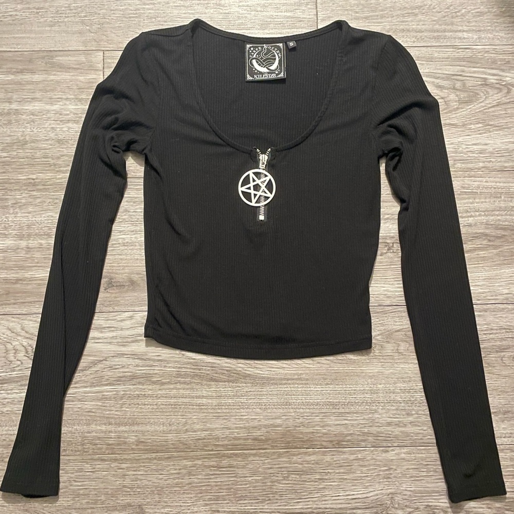 Killstar Pentagram Zip Top